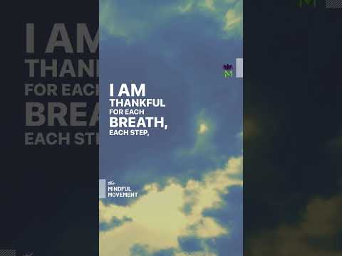 Gratitude Affirmations #shorts | Mindful Movement