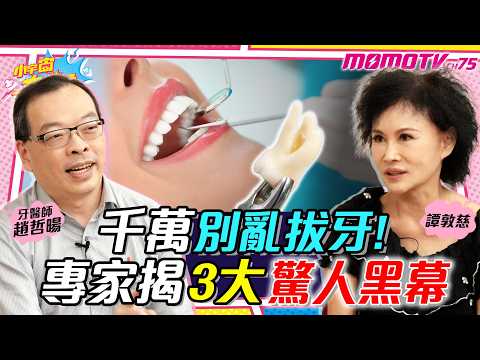 千萬別亂拔牙!專家揭3大驚人黑幕 ft.牙醫師 趙哲暘 譚敦慈【 小宇宙大爆發 】