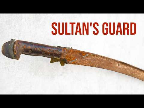 Restoration of Old Rusty Yatagan - Ottoman Janissary Soul