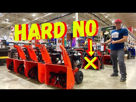 BEST Gas Snowblowers At LOWE'S (2025 Edition) – Which One to AVOID?