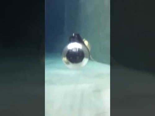 Military mine-exploding underwater drone
