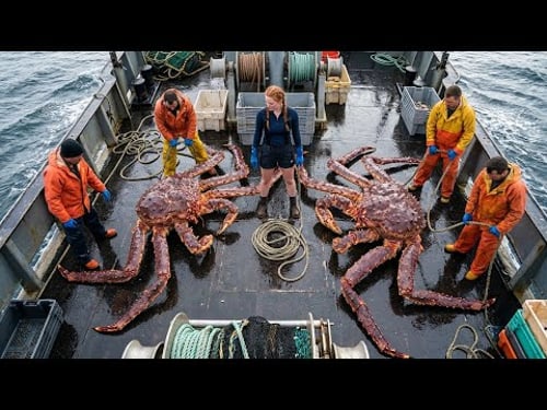 Inside the Largest King Crab Processing Facility – 12,000 Pounds of Alaskan Crab