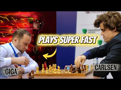 Giga Quparadze VS Magnus Carlsen || World Rapid 2022 Round 11