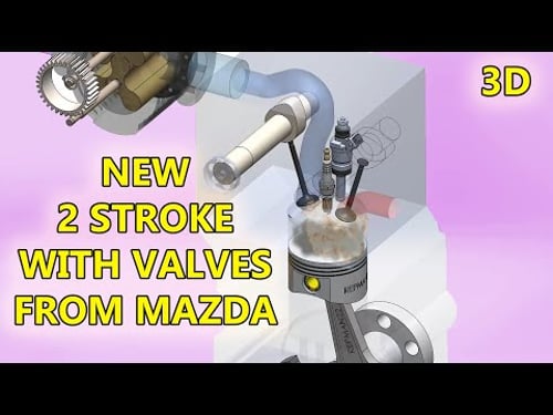 New 2 Stroke with valves from Mazda will blow your mind 🤯