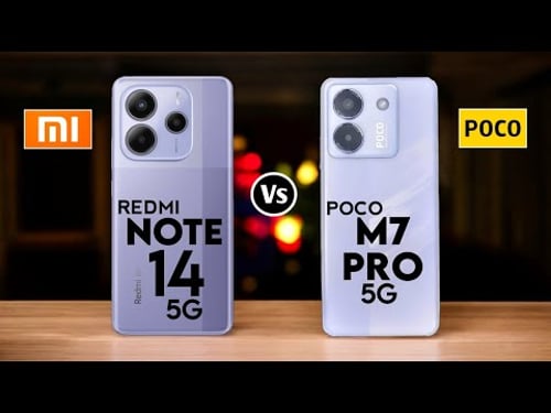 Redmi Note 14 5G vs POCO M7 Pro 5G
