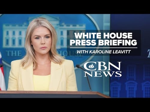 LIVE: White House Press Briefing with Karoline Leavitt | CBN News