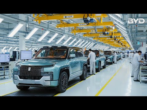 How BYD Produces Yangwang U8 SUVs | Inside the Modern Chinese SUV Factory (Full Process)