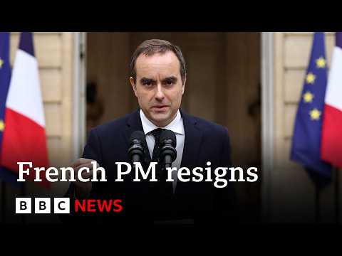 France in fresh political crisis as Prime Minister Sébastien Lecornu resigns | BBC News
