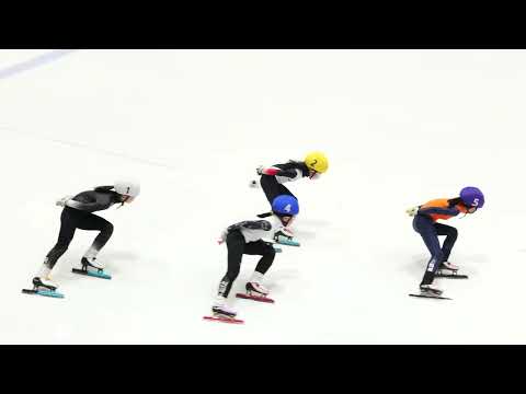 제41회 회장배 전국 남녀 쇼트트랙 스피드 스케이팅 대회 여초 3~4학년 1500m 준결승 1조 2위 강소민 결승 진출