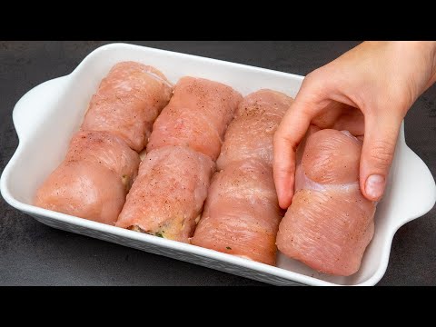 You have never tasted such delicious chicken rolls, prepared in this way!