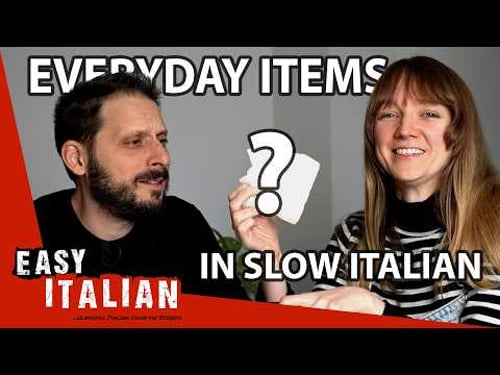 Top 35 Everyday Objects in Slow Italian | Super Easy Italian 56