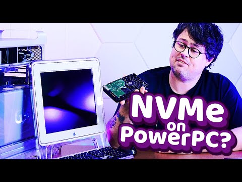 Running Modern NVMe in a PowerMac G5!