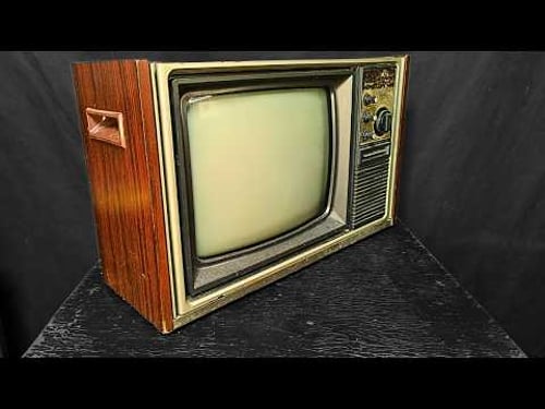 Restoring a 1970s Black-and-White Television Set