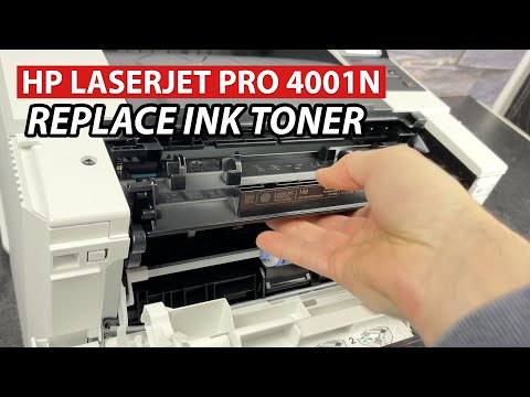 How to Replace the Ink Toner in the HP LaserJet Pro 4001n