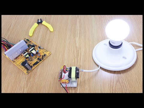 How to Make a Homemade 12v to 110v Inverter with a PC Power Supply