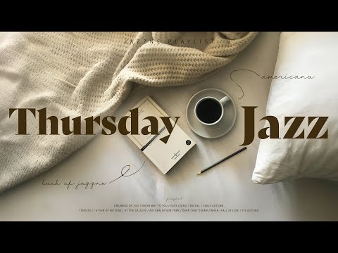 Playlist | 목요일 재즈와 함께하는 독서 놀이🛋️ | 집중이 저절로 되는 부드럽고 감각적인 겨울 재즈 | 텍스트 힙 📖🖌️🎧 | Thursday Jazz