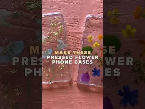 Make Your Own DIY Pressed Flower Phone Case! ๐ผ #diy #howto #accessories
