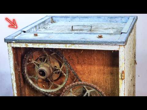Restoration of a 1950s Hand-Powered Washing Machine - An Incredible Challenge!