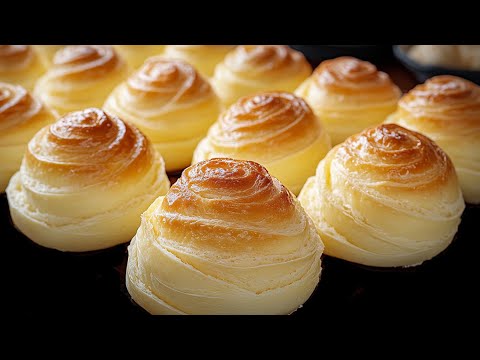 After hearing about this method, I bake delicious butter buns at home!