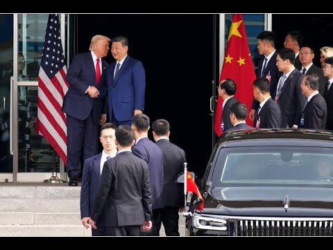 川習會惊爆:老習的超大稿紙和超高鞋底!川普對習說悄悄話,全網瘋猜。會談一半,川普起身直奔機場。實錘!國防部長和火箭軍棄暗投明,李尚福魏鳳和判決書出爐