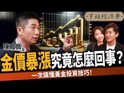 【股票】金價暴漲究竟怎麼回事?一次搞懂黃金投資技巧!ft. 陳威良|下班經濟學520|謝哲青 @TheStormMedia