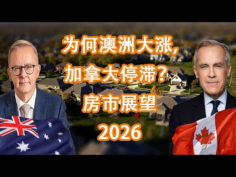 为什么澳洲房市大涨,而加拿大却持续走弱?|2025–2026加拿大全国 & GTA房市深度预测 #加拿大房市 #澳洲房市 #多伦多地产 #GTA房价 #加拿大经济 #2026房市预测 #全球房市趋势