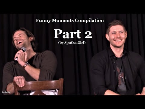 Funny Moments Compilation Part 2 Jared Padalecki and Jensen Ackles | Supernatural Convention