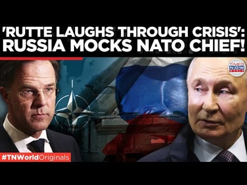 PUTIN’S LAWMAKER BLASTS RUTTE! Moscow’s Fury Explodes Over NATO’s Nuclear Boast | Times Now World