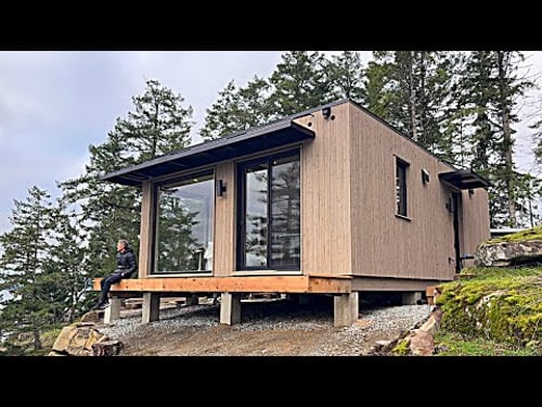 Inside the 600 square foot Prefab Home that was Built in Under a Week!