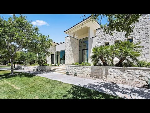 $5.5M Las Vegas Ultra Rich Modern Home For Sale 6,817 Sqft, 5BD, DEN, 6BA, 3CR, Guard Gated, Pool