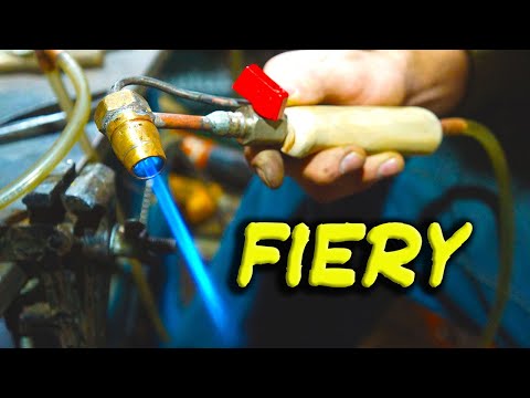 Бензиновая МОЩНАЯ горелка! Горелка просто огонь! Идея взята с канала Всё Могём