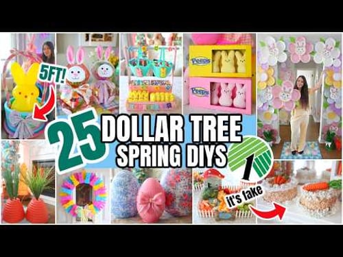 25 DOLLAR TREE DIYs For EASTER that don't look cheap & are Budget Friendly! 🐰