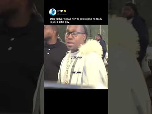 He Really Is Just A Chill Guy. 😎 #DonToliver