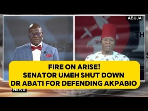 Arise On Fire — Senator Victor Umeh SCHOOLs Dr Abati