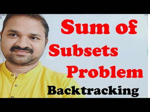 Sum of Subsets Problem using Backtracking || Design and Analysis of Algorithms || DAA