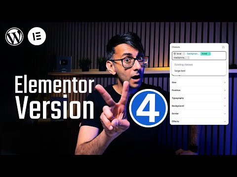 The Classes are here ! Elementor V4 - Big Changes