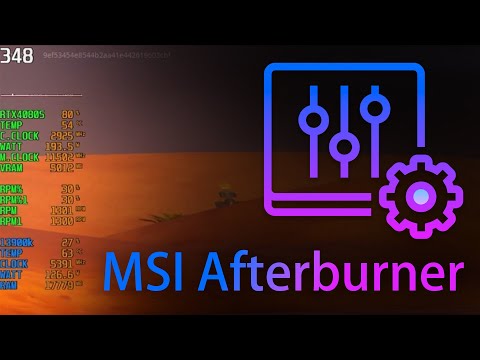 MSI Afterburner - НАСТРОЙКА / ОВЕРЛЕЙ