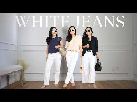 How to Wear White Jeans With ANYTHING (If You are Short Like Me)
