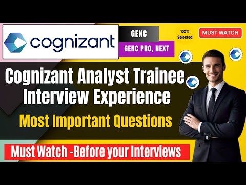 🔥 Cognizant Analyst Trainee Interview Experience | Cognizant Interview Questions & Process
