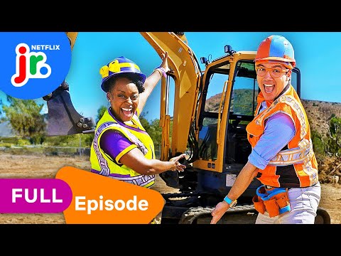 Construction Workers ๐ FULL EPISODE | Blippi's Job Show | Netflix Jr