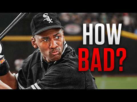 How BAD Was Michael Jordan At Baseball?