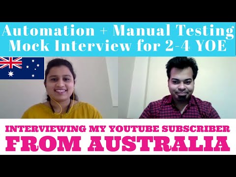 Automation Engineer Mock Interview for 2-3 YOE | Selenium-Java-Manual Testing | Interviewing my Subs
