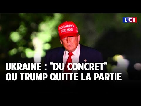 Ukraine : "Du concret" ou Trump quitte la partie|LCI