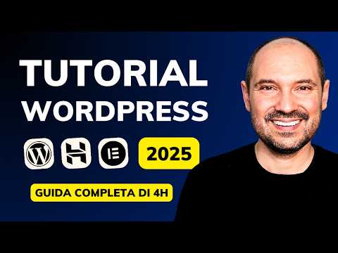 Tutorial Sito Web WordPress e Elementor Pro 🔥 Guida COMPLETA Italiano 2025 🚀