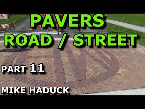 PAVER INSTALLATION (Part 11) MIke Haduck