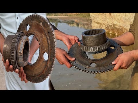 Extreme Mechanical Restoration – Broken Caterpillar Transmission Axle Saved
