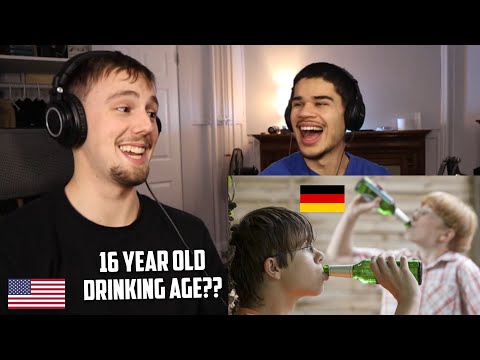 drinking and alcohol: Germany vs. USA (Americans React)