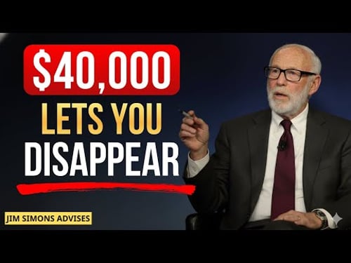 Jim Simons: $40,000 Is Enough To Escape The Paycheck Trap (IMPORTANT)