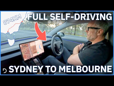 Can A Tesla Drive Itself From Sydney To Melbourne? Full Self-Driving (Supervised)