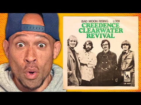 Creedence Clearwater Revival - Bad Moon Rising REACTION! I did NOT know he said that...